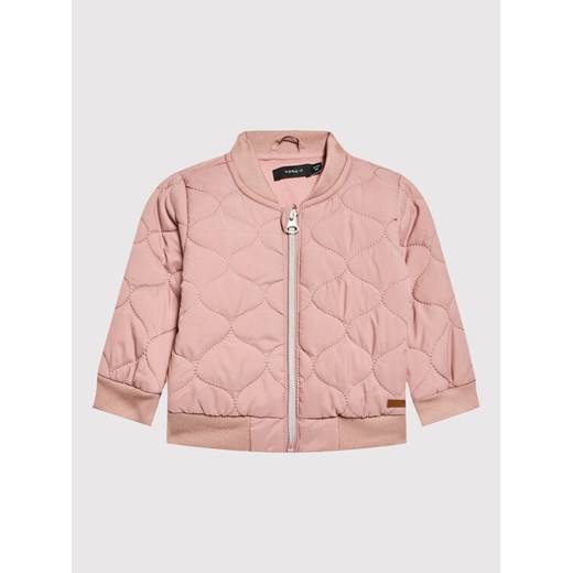 Kurtka puchowa 13198104 Różowy Regular Fit Name It 80 MODIVO