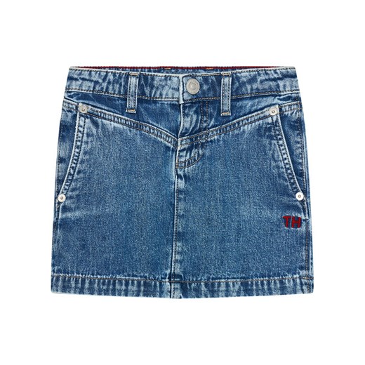 Spódnica jeansowa KG0KG05784 M Granatowy Regular Fit Tommy Hilfiger 5Y okazja MODIVO