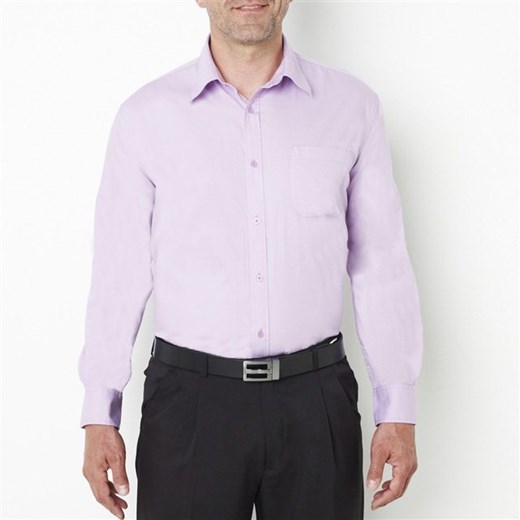 Popelinowa koszula z długim rękawem, rozmiar 3 la-redoute-pl rozowy bawełniane
