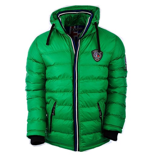 Zielona kurtka męska XLAND by MZGZ Last majesso-pl zielony klasyczny