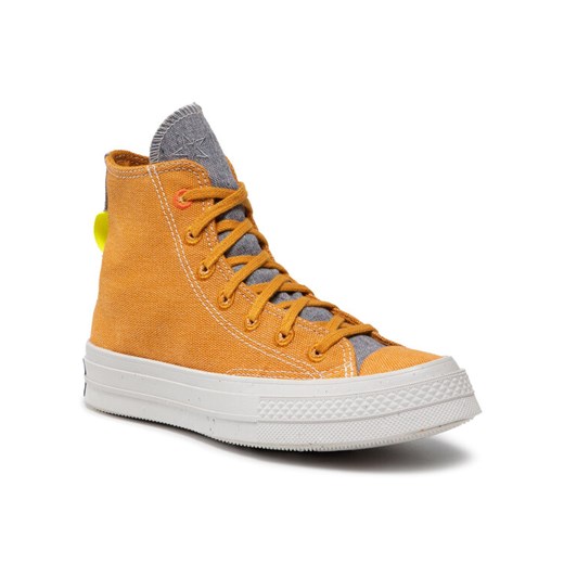 Sneakersy Chuck 70 Hi 168615C Pomarańczowy Converse 41 okazyjna cena MODIVO