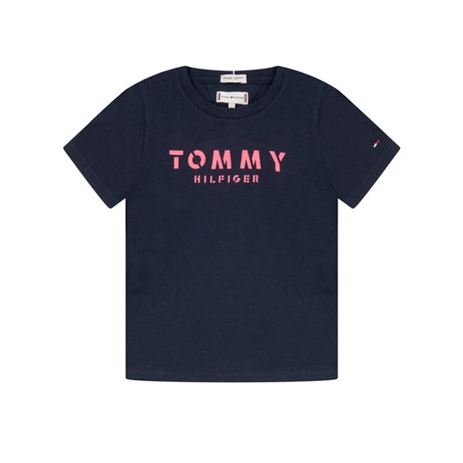 T-Shirt Essential KG0KG04888 D Granatowy Regular Fit Tommy Hilfiger 8 wyprzedaż MODIVO