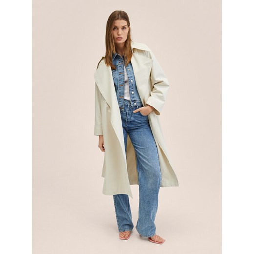 Trencz Mint 27094018 Beżowy Oversize Mango XXL MODIVO