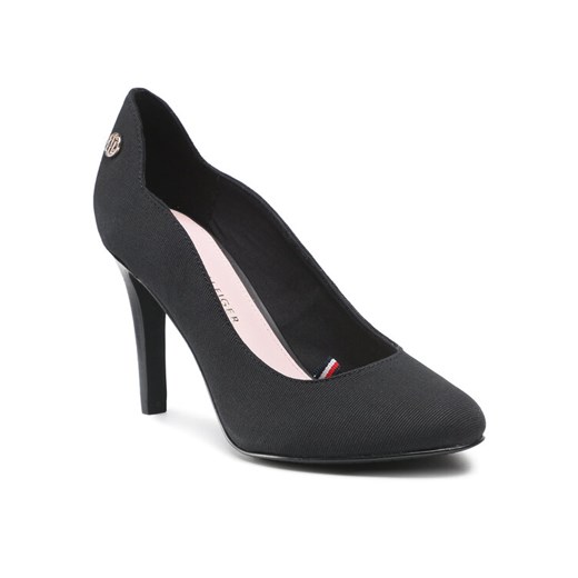 Szpilki Essential Th High Heel Pump FW0FW06345 Czarny Tommy Hilfiger 38 MODIVO