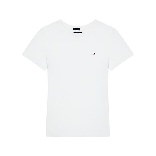 T-Shirt Structured Gmd KB0KB06557 D Biały Regular Fit Tommy Hilfiger 8Y wyprzedaż MODIVO