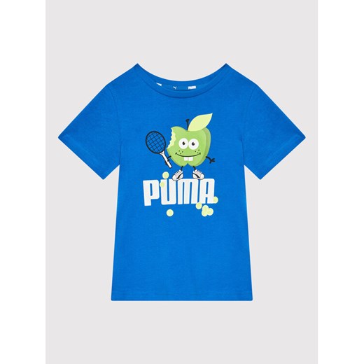 T-Shirt Fruitmates 847313 Niebieski Regular Fit Puma 116 MODIVO