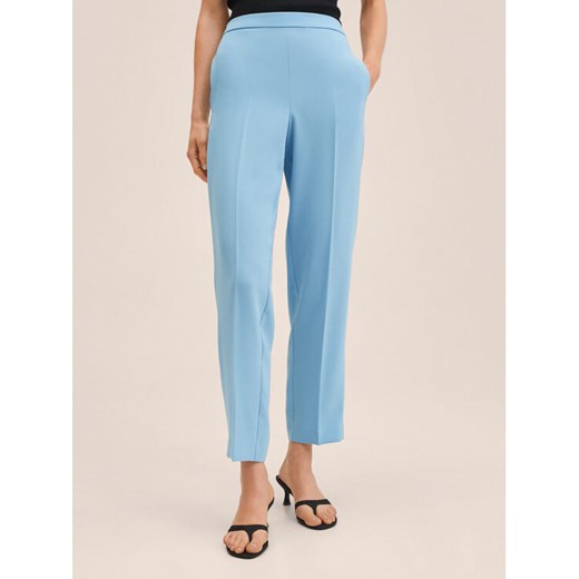 Spodnie materiałowe Semiflu 27083262 Niebieski Regular Fit Mango L MODIVO