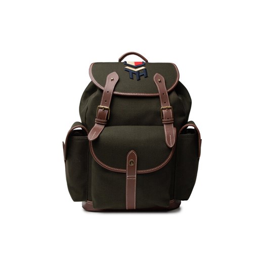 Plecak Highlight Eco Canvas Backpack AM0AM07220 Zielony Tommy Hilfiger 00 okazyjna cena MODIVO