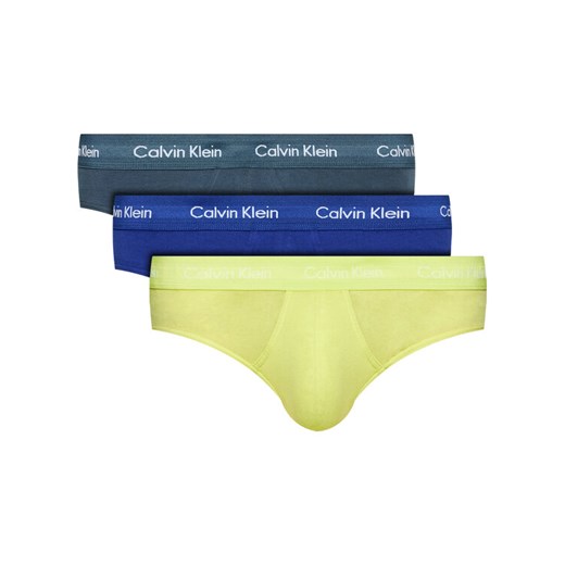 Komplet 3 par slipów 0000U2661G Kolorowy Calvin Klein Underwear XL okazyjna cena MODIVO
