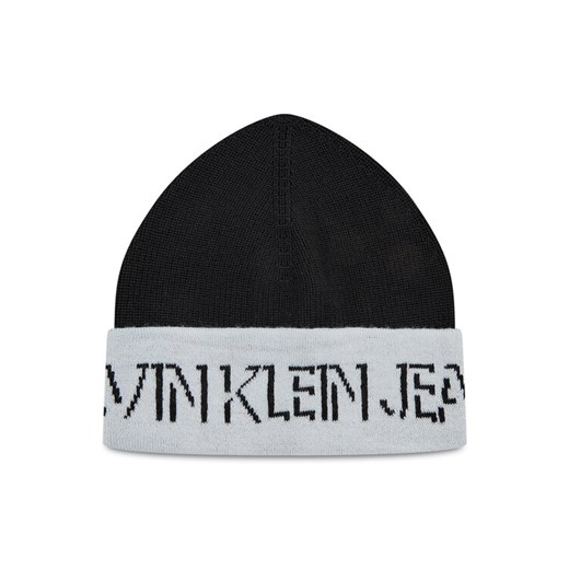 Czapka Shadow Logo Knit Beanie K60K608676 Czarny 00 okazyjna cena MODIVO