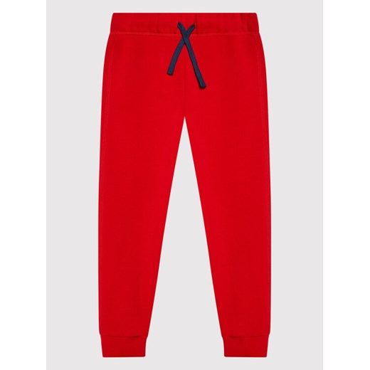 Spodnie dresowe 3J68I0024 Czerwony Regular Fit United Colors Of Benetton 130 MODIVO