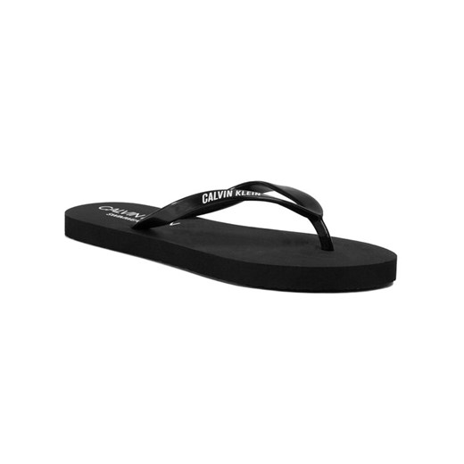 Japonki FF Sandals KW0KW01032 Czarny 35_36 okazyjna cena MODIVO