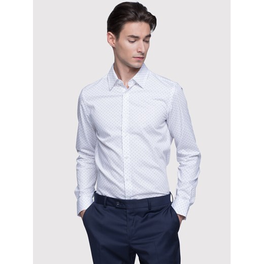 Koszula Milann XA0740 Biały Super Slim Fit Vistula 176_182_40 okazja MODIVO