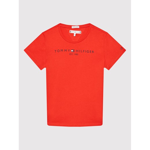 T-Shirt Essential KG0KG05242 D Pomarańczowy Regular Fit Tommy Hilfiger 12 MODIVO wyprzedaż