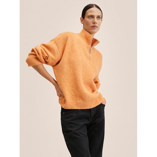 Sweter Dune 27011158 Pomarańczowy Oversize Mango S MODIVO