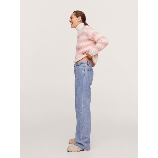 Sweter Texas 17019090 Różowy Relaxed Fit Mango L MODIVO promocyjna cena