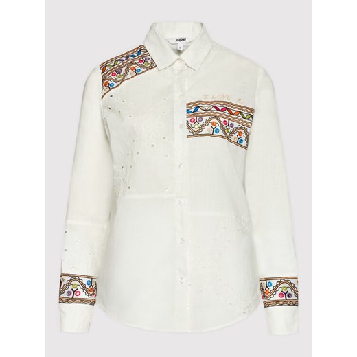 Koszula Estambul 22SWCW31 Biały Regular Fit Desigual M MODIVO