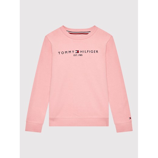 Bluza Essential KS0KS00204 D Różowy Regular Fit Tommy Hilfiger 12Y wyprzedaż MODIVO