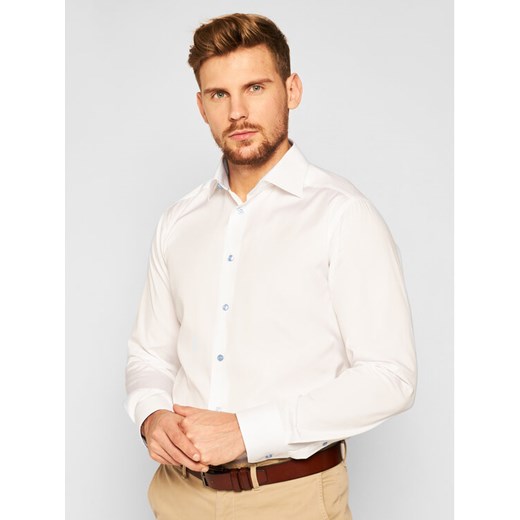 Koszula 100001274 Biały Slim Fit Eton 44 okazja MODIVO