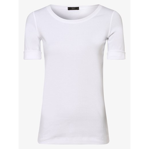 Marc Cain Essentials Koszulka damska Kobiety Bawełna biały jednolity 40 vangraaf