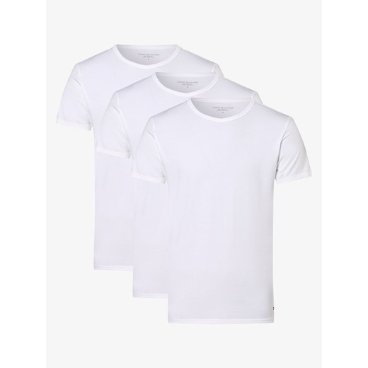 Tommy Hilfiger T-shirty pakowane po 3 szt. Mężczyźni Bawełna biały jednolity Tommy Hilfiger LG vangraaf