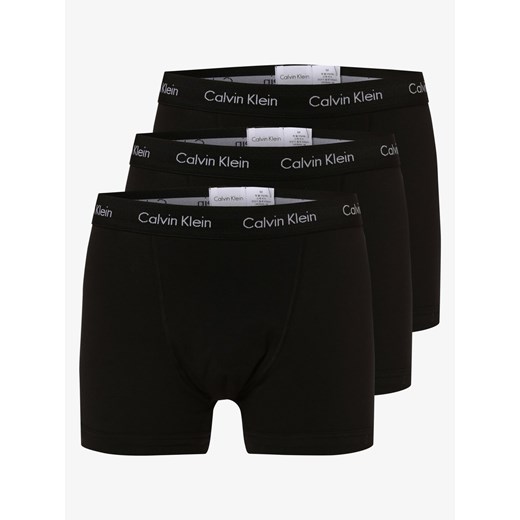 Calvin Klein Obcisłe bokserki pakowane po 3 szt. Mężczyźni Bawełna czarny Calvin Klein XL vangraaf