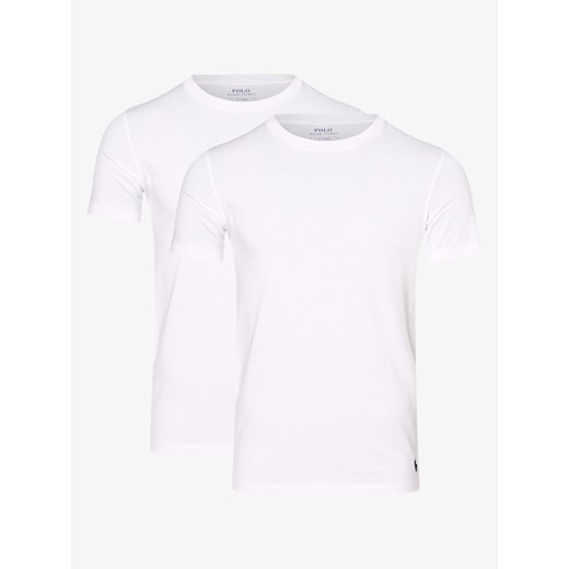 Polo Ralph Lauren T-shirty pakowane po 2 szt. Mężczyźni Bawełna biały jednolity ze sklepu vangraaf w kategorii T-shirty męskie - zdjęcie 134377860