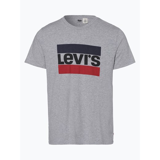 Levi's - T-shirt męski, szary L vangraaf
