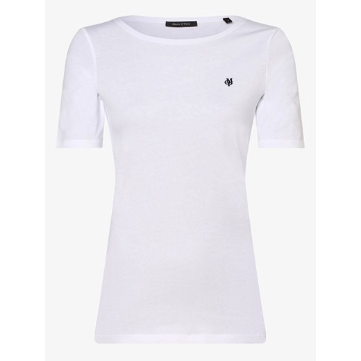 Marc O'Polo - T-shirt damski, biały XL vangraaf