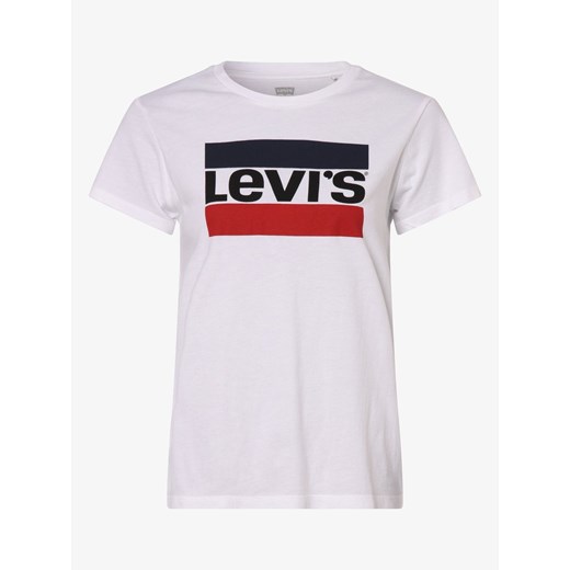 Levi's - T-shirt damski, biały XL vangraaf