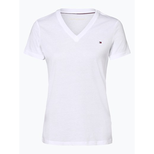 Tommy Hilfiger - T-shirt damski, biały Tommy Hilfiger XS vangraaf