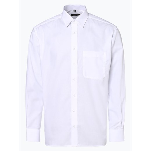 Eterna Comfort Fit - Koszula męska – niewymagająca prasowania, biały 45 vangraaf