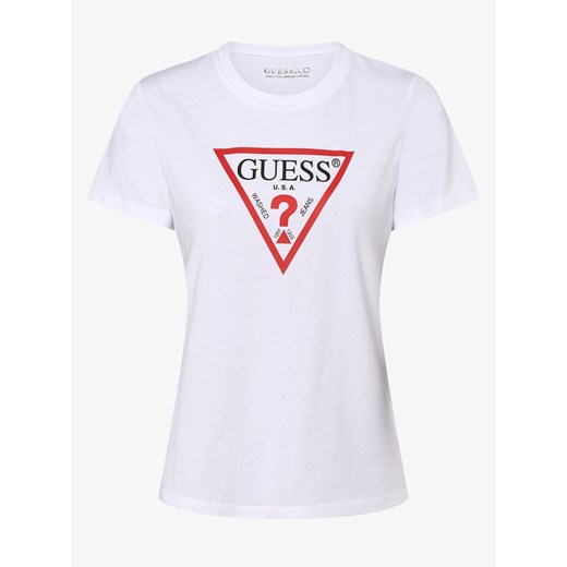 GUESS - T-shirt damski, biały Guess S vangraaf