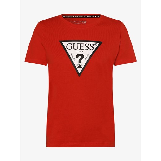 GUESS - T-shirt damski, czerwony Guess S vangraaf