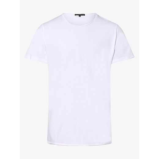 Drykorn T-shirt męski Mężczyźni Bawełna biały jednolity ze sklepu vangraaf w kategorii T-shirty męskie - zdjęcie 134378314