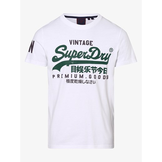 Superdry - T-shirt męski, biały Superdry L vangraaf