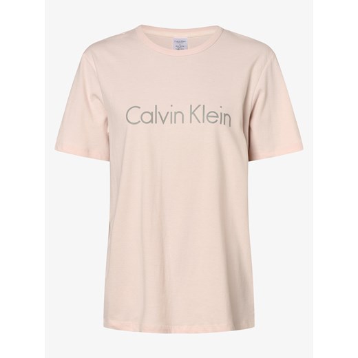 Calvin Klein T-shirt damski Kobiety Dżersej różowy nadruk Calvin Klein XS okazja vangraaf