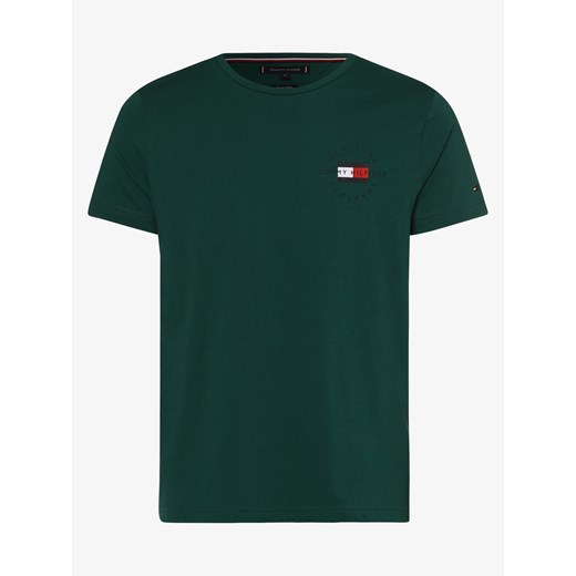 Tommy Hilfiger - T-shirt męski, zielony Tommy Hilfiger S vangraaf