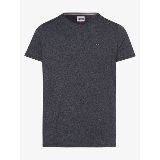 Tommy Jeans T-shirt męski Mężczyźni Dżersej granatowy marmurkowy ze sklepu vangraaf w kategorii T-shirty męskie - zdjęcie 134379453