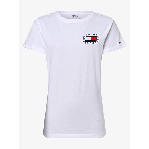 Tommy Jeans - T-shirt damski, biały Tommy Jeans S wyprzedaż vangraaf