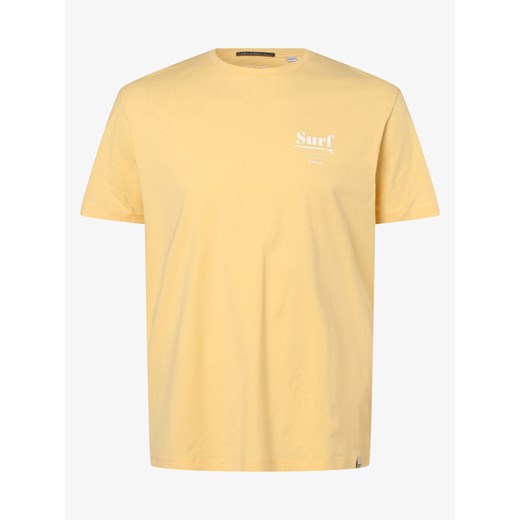 Jack & Jones - T-shirt męski – JORPoolboy – duże rozmiary, żółty Jack & Jones XXL vangraaf