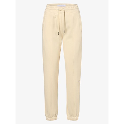 Calvin Klein Jeans - Damskie spodnie dresowe, beżowy M wyprzedaż vangraaf