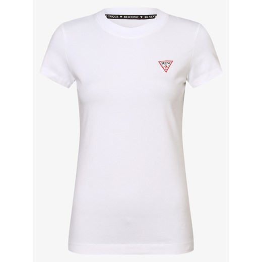 GUESS T-shirt damski Kobiety Bawełna biały nadruk Guess XS vangraaf