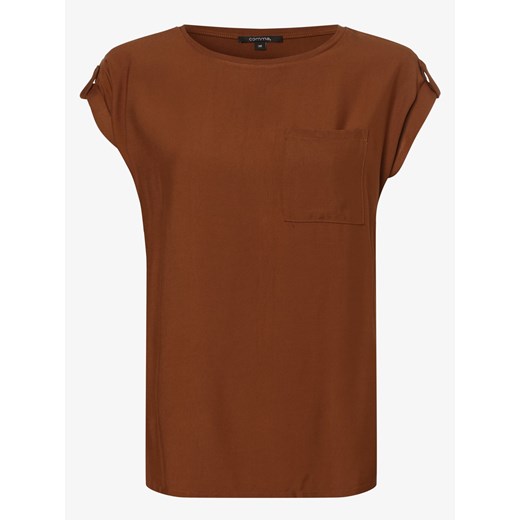 comma - T-shirt damski, brązowy 40 okazja vangraaf