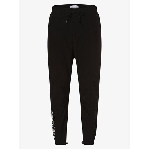 Calvin Klein Jeans - Spodnie dresowe męskie, czarny S wyprzedaż vangraaf