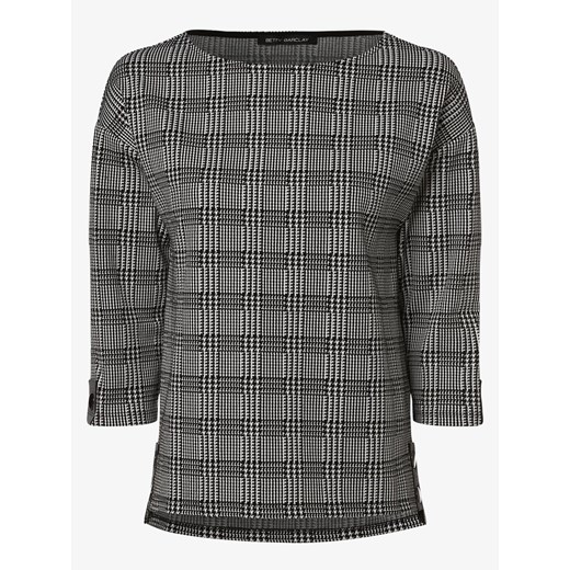 Betty Barclay Damska bluza nierozpinana Kobiety Sztuczne włókno czarny wzorzysty ze sklepu vangraaf w kategorii Bluzy damskie - zdjęcie 134381033