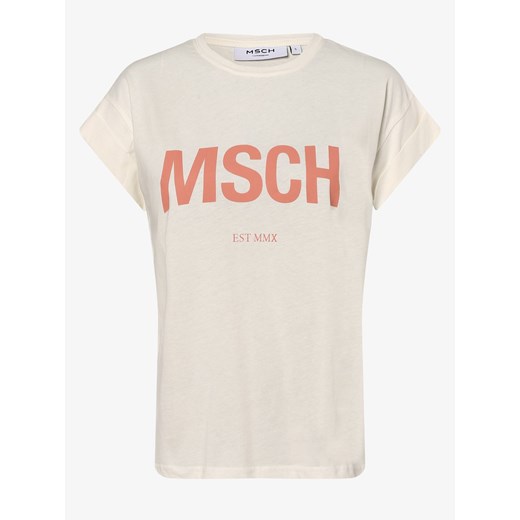 Moss Copenhagen - T-shirt damski – Alva, beżowy Moss Copenhagen L promocyjna cena vangraaf