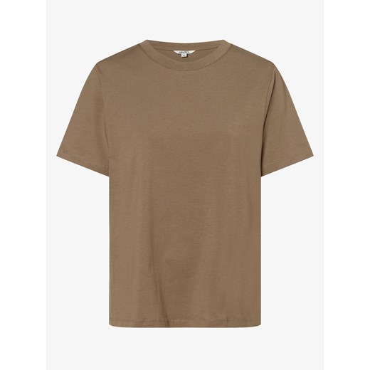 mbyM T-shirt damski – Beeja Kobiety Bawełna kitt jednolity Mbym S vangraaf