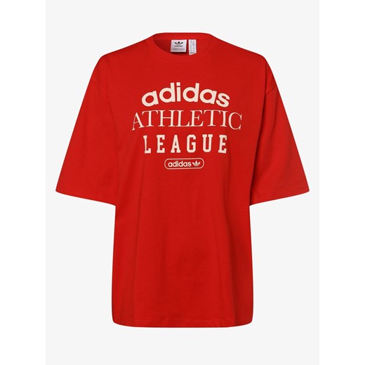 adidas Originals - T-shirt damski, czerwony 38 okazja vangraaf