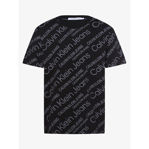 Calvin Klein Jeans - T-shirt męski, czarny S vangraaf